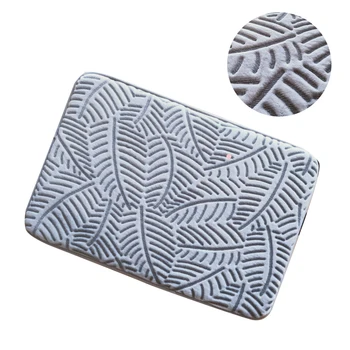 INS LEAVE style Emboss Soft Flannel door mat with 2cm thickness memory foam non-slip back floor mat
INS LEAVE style Emboss Soft Flannel door mat with 2cm thickness memory foam non-slip back floor mat
