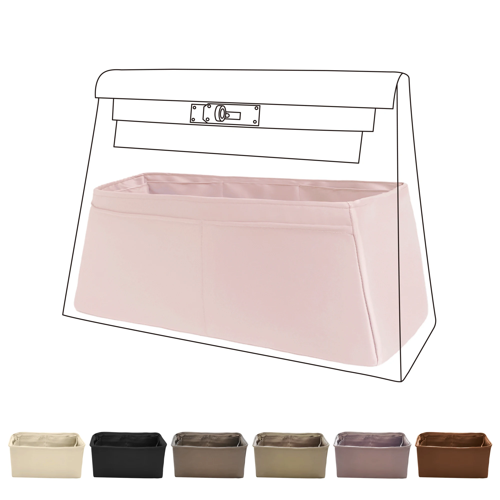 DGAZ Silky Purse Organizer Insert Fits Her-mes Kel-ly Danse Bags, Luxury Handbag & Tote Organizer
DGAZ Silky Purse Organizer Insert Fits Her-mes Kel-ly Danse Bags, Luxury Handbag & Tote Organizer