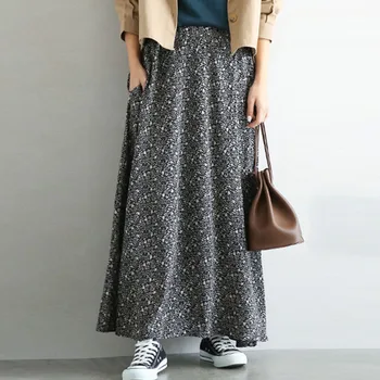 2020 Summer Mori Girl Japanese Sweet Floral Print A Line Long Skirts High Waist Women Full Length Korean Streetwear Skirt Maxi
2020 Summer Mori Girl Japanese Sweet Floral Print A Line Long Skirts High Waist Women Full Length Korean Streetwear Skirt Maxi