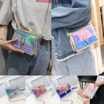 New Fashion Women Transparent Clear Shoulder Crossbody Bag Chain Tote Beach Handbag Purse US
New Fashion Women Transparent Clear Shoulder Crossbody Bag Chain Tote Beach Handbag Purse US