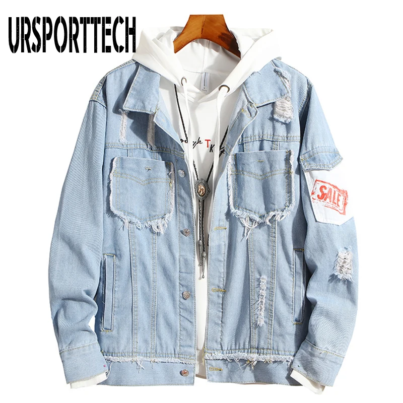 New Autumn Hooded Denim Jacket Men Fashion Fake Two Pieces Of Streetwear Bomber Jacket and Coat Man Cowboy Clothes Male S-3XL
New Autumn Hooded Denim Jacket Men Fashion Fake Two Pieces Of Streetwear Bomber Jacket and Coat Man Cowboy Clothes Male S-3XL