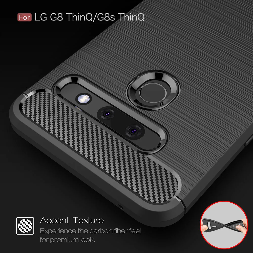 Чехол из углеродного волокна чехол 6 1 дюйма для LG G8 G7 G6 Thinq Plus One Fit Dual H870 H871 H872 лента