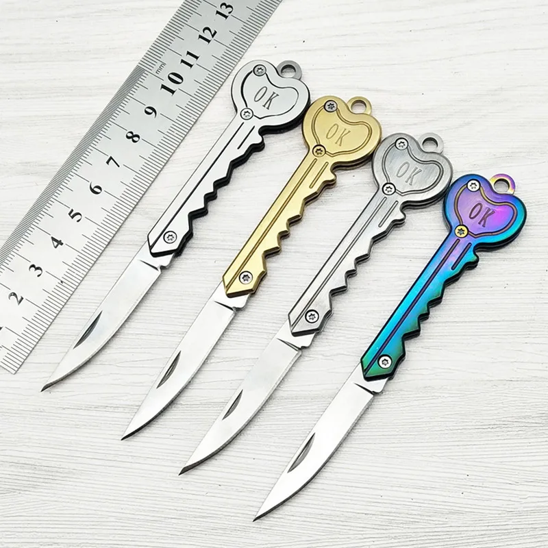 Ring Keychain Mini Key Knife Form Key Blade Box Package Folding Pocket Multi-tool Letter Opening Gadget Kit Camp Outdoor knife
Ring Keychain Mini Key Knife Form Key Blade Box Package Folding Pocket Multi-tool Letter Opening Gadget Kit Camp Outdoor knife