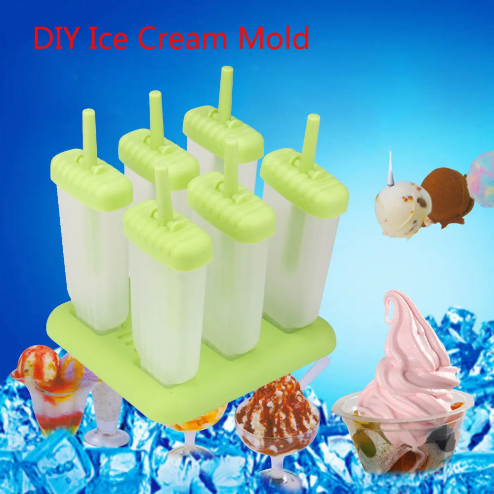 Cooking Tools 6 Cell Rectangle Shaped Reusable DIY Frozen Ice Cream Pop Molds Practical Kitchen Accessories Dropshipping #R25
Cooking Tools 6 Cell Rectangle Shaped Reusable DIY Frozen Ice Cream Pop Molds Practical Kitchen Accessories Dropshipping #R25