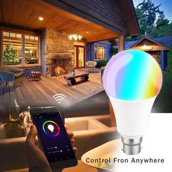 LED WiFi Smart Light Bulb Multicolor Light Bulb Compatible with Google Home Assistant and IFTTT RGBCW Color Changing
LED WiFi Smart Light Bulb Multicolor Light Bulb Compatible with Google Home Assistant and IFTTT RGBCW Color Changing
