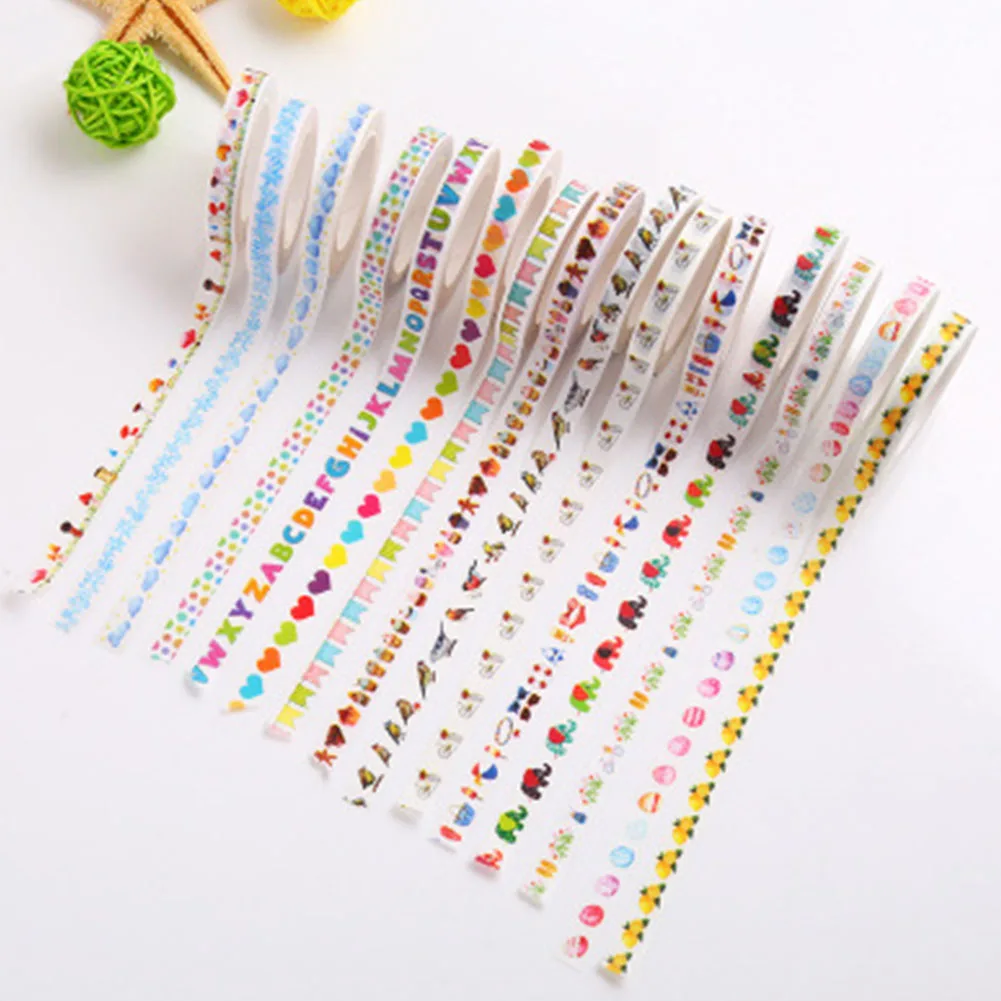 Japanese Cute Kawaii Colorful Washi Tape Decorative Adhesive Tape Diy Scrapbooking School Office Supply
Japanese Cute Kawaii Colorful Washi Tape Decorative Adhesive Tape Diy Scrapbooking School Office Supply