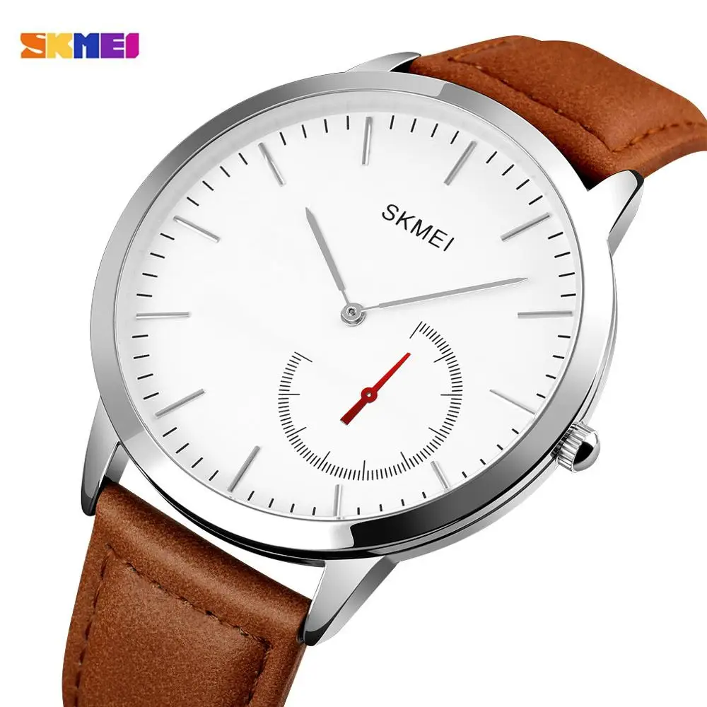 SKMEI Casual Mens Watches Male Clocks 2020 Top Brand Luxury Leather Strap Quartz Business Watch Gift Relogio Masculino 1676 
SKMEI Casual Mens Watches Male Clocks 2020 Top Brand Luxury Leather Strap Quartz Business Watch Gift Relogio Masculino 1676
