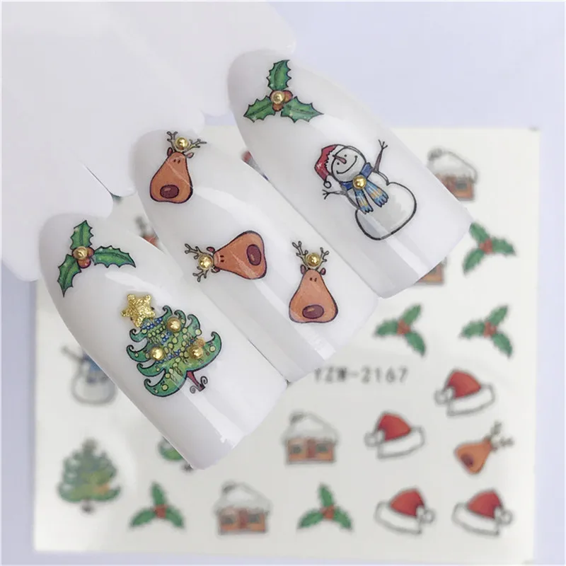 5 Designs/Sets Christmas New Year Gift Nail Sticker Decals Beauty DIY Full Wraps Foils Watermark Nail Art Tattoos
5 Designs/Sets Christmas New Year Gift Nail Sticker Decals Beauty DIY Full Wraps Foils Watermark Nail Art Tattoos