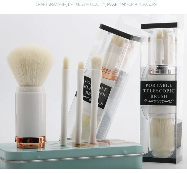 new Four-in-one retractable brush Makeup brushes Natural goat eyeshadow makeup brushes set contour base mix makeup brush ePacket
new Four-in-one retractable brush Makeup brushes Natural goat eyeshadow makeup brushes set contour base mix makeup brush ePacket