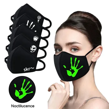 Luminous Protective Mask Adult Washable Noctilucence Dustproof Anti-spitting Face Cover Washable Reusable Face Mouth Mask
Luminous Protective Mask Adult Washable Noctilucence Dustproof Anti-spitting Face Cover Washable Reusable Face Mouth Mask