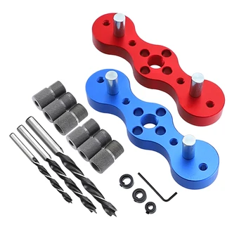 Woodworking Straight Pocket Hole Jig Set Drilling Locator Hole Self Centering Drill Guide for Carpenter with 6/8/10mm Bushings
Woodworking Straight Pocket Hole Jig Set Drilling Locator Hole Self Centering Drill Guide for Carpenter with 6/8/10mm Bushings