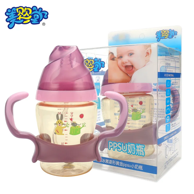 Natural detox ying tang Creative with Handle Wide Mouth PPSU Milk Bottle 180ml Baby Shatter-resistant Soother Mom And Baby
Natural detox ying tang Creative with Handle Wide Mouth PPSU Milk Bottle 180ml Baby Shatter-resistant Soother Mom And Baby