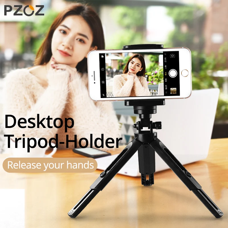 PZOZ Desk Tripod Holder For iPhone Samsung Xiaomi Camera Tripod Mobile Phone Holder Clip Stick Stand Smartphone Universal Holder
PZOZ Desk Tripod Holder For iPhone Samsung Xiaomi Camera Tripod Mobile Phone Holder Clip Stick Stand Smartphone Universal Holder