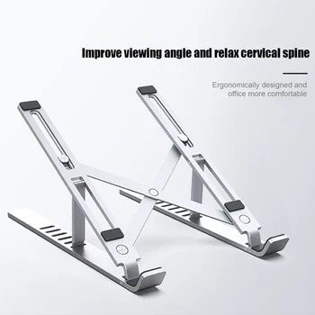 Adjustable Height Modern Portable Laptop Holder Desktop Storage Lazy Tablet Stand Universal Home Office Foldable Aluminum Alloy 
Adjustable Height Modern Portable Laptop Holder Desktop Storage Lazy Tablet Stand Universal Home Office Foldable Aluminum Alloy