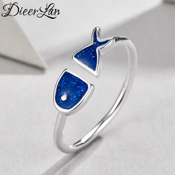 Bohemian Vintage 925 Sterling Silver Blue Fish Rings for Women Wedding Jewelry Adjustable Antique Rings Anillos
Bohemian Vintage 925 Sterling Silver Blue Fish Rings for Women Wedding Jewelry Adjustable Antique Rings Anillos
