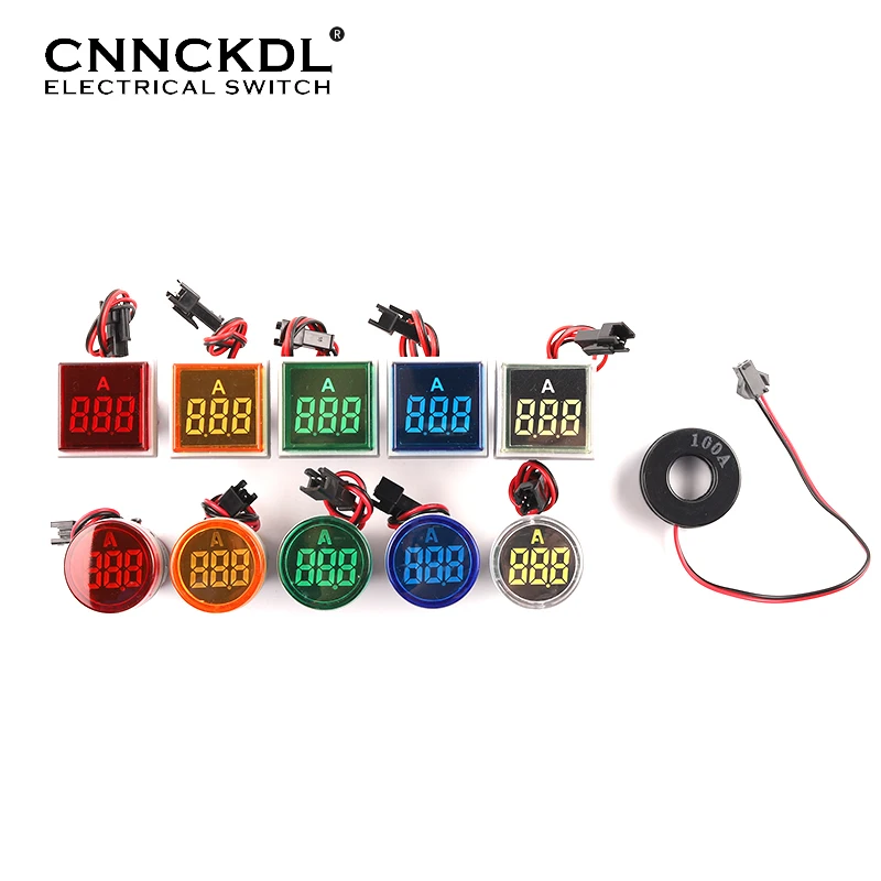 22MM 0-100A Digital Ammeter Current Meter/Voltage Meters Indicator Panel Led Lamp Round Square Signal Light high quality Brand
22MM 0-100A Digital Ammeter Current Meter/Voltage Meters Indicator Panel Led Lamp Round Square Signal Light high quality Brand