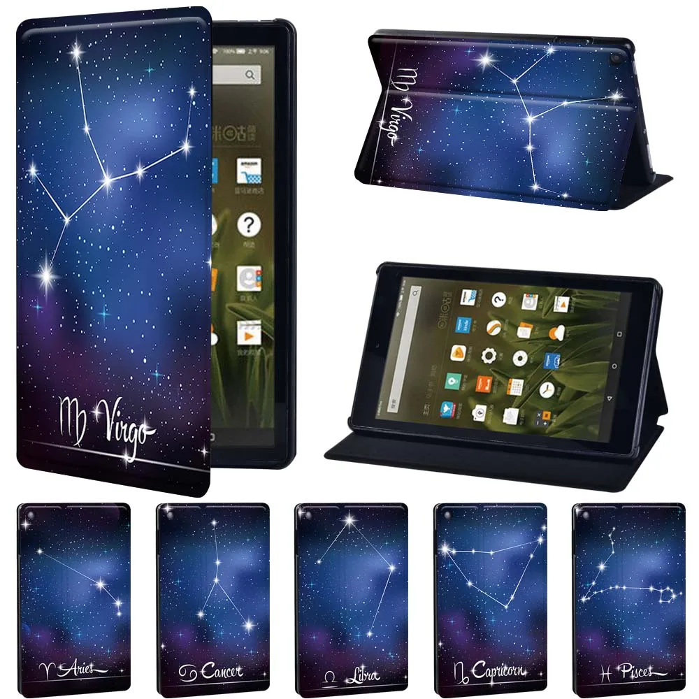 Star Sign PU Leather Tablet Stand Cover Case for Amazon Fire 7 (5th 7th 9th Gen)/HD 8 (6th 7th 8th Gen)/HD 10(5th 7th 9th Gen)
Star Sign PU Leather Tablet Stand Cover Case for Amazon Fire 7 (5th 7th 9th Gen)/HD 8 (6th 7th 8th Gen)/HD 10(5th 7th 9th Gen)