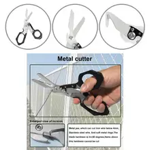 Folding Scissors Sheers Hard Stainless Steel Foldable for Supervivencia Outdoor Folding Scissors Multifunction Scissors
Folding Scissors Sheers Hard Stainless Steel Foldable for Supervivencia Outdoor Folding Scissors Multifunction Scissors