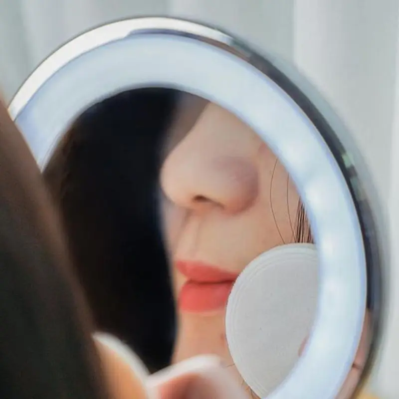 LED Lighted Mini Circular Makeup Cosmetic Mirror Folding Magnifying Round Luminous Mirrors Compact Travel
LED Lighted Mini Circular Makeup Cosmetic Mirror Folding Magnifying Round Luminous Mirrors Compact Travel