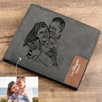 Men's Engraving Photo Wallet Vintage Engraved Short Wallet Small Custom Purse Luxury Brand Design Personalized Gift for Him 2020 
Men's Engraving Photo Wallet Vintage Engraved Short Wallet Small Custom Purse Luxury Brand Design Personalized Gift for Him 2020