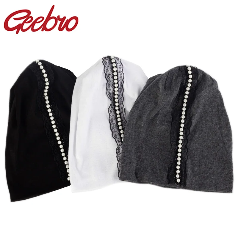 Geebro Women Pearl Ribbon slouch beanies hats spring autumn cotton hats 2021 New ladies Girls Oversize Baggy Hats and caps
Geebro Women Pearl Ribbon slouch beanies hats spring autumn cotton hats 2021 New ladies Girls Oversize Baggy Hats and caps