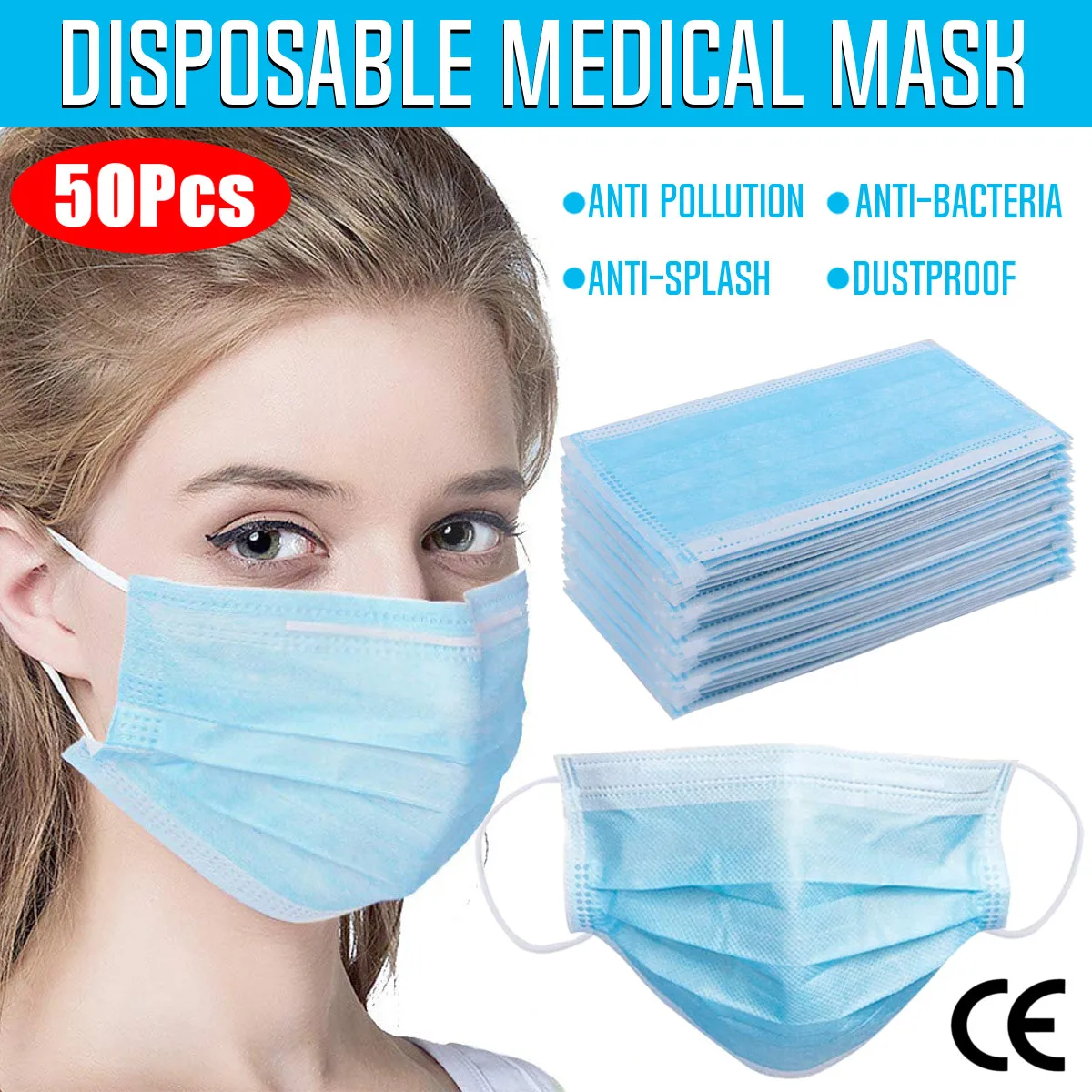 Disposable Mask Medical Mask Mouth Face Mask N95 95% Filtraion Cotton Mouth Masks Anti-Dust 3-layer Filtration Against Droplet
Disposable Mask Medical Mask Mouth Face Mask N95 95% Filtraion Cotton Mouth Masks Anti-Dust 3-layer Filtration Against Droplet