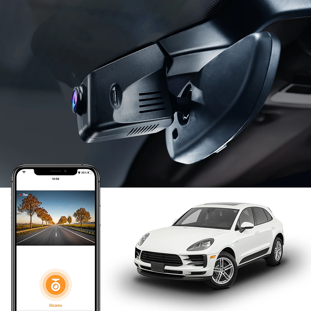 Dash Car Camera for Porsche Cayenne Panamera Macan Taycan Cayman 911 Turbo 718 Boxster, Fitcamx 4K Wireless Wifi DVR Cam Dashcam
Dash Car Camera for Porsche Cayenne Panamera Macan Taycan Cayman 911 Turbo 718 Boxster, Fitcamx 4K Wireless Wifi DVR Cam Dashcam