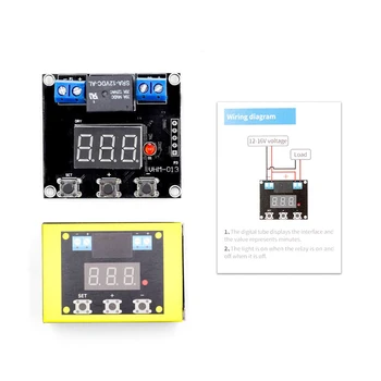 WAVGAT official VHM-013 DC 12V Timer module down countdown switch board switch module 0-999 minutes one button timing
WAVGAT official VHM-013 DC 12V Timer module down countdown switch board switch module 0-999 minutes one button timing