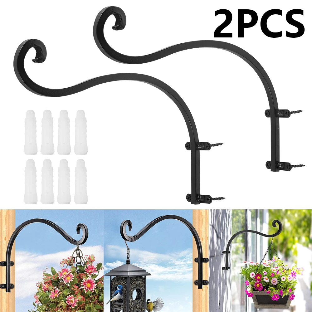 2pcs Flower Pot Plant Pot Basket Hook Bending Durable Iron Flowerpot Plant Hanger Hook Hanging Bracket for Balcony Yard Garden
2pcs Flower Pot Plant Pot Basket Hook Bending Durable Iron Flowerpot Plant Hanger Hook Hanging Bracket for Balcony Yard Garden