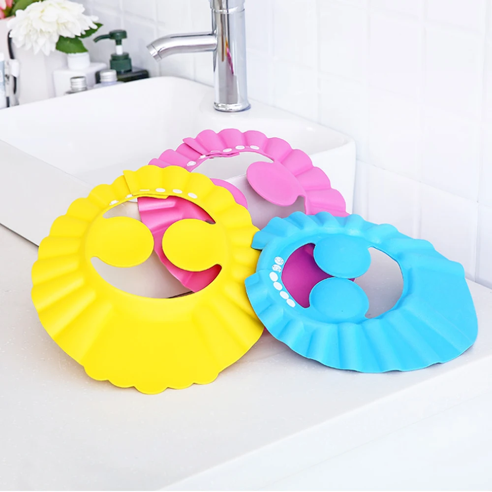 Baby Shampoo Cap Wash Hair Kids Bath Visor Hats Adjustable Shield Waterproof Ear Protection Eye Children Hats Infant
Baby Shampoo Cap Wash Hair Kids Bath Visor Hats Adjustable Shield Waterproof Ear Protection Eye Children Hats Infant