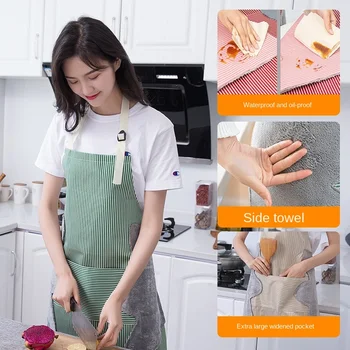 Household Japanese-style Hand-wiping Apron Adjustable Large Pocket Coral Velvet Sleeveless Apron Kitchen Oil-proof Coverall
Household Japanese-style Hand-wiping Apron Adjustable Large Pocket Coral Velvet Sleeveless Apron Kitchen Oil-proof Coverall