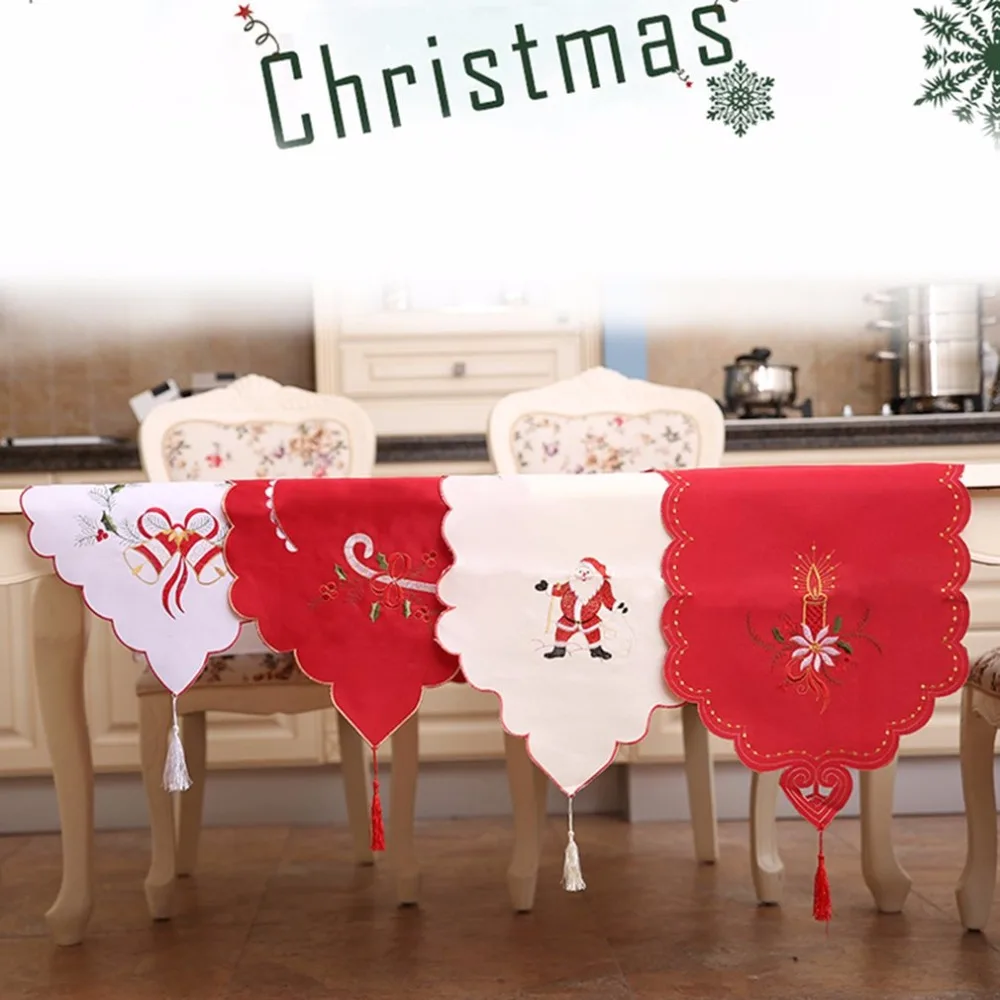1pc Table Cloth Embroidery Christmas Decorations Tablecloth Hollow Out Table Runner Cloth Cover For Party Home Tapestry
1pc Table Cloth Embroidery Christmas Decorations Tablecloth Hollow Out Table Runner Cloth Cover For Party Home Tapestry