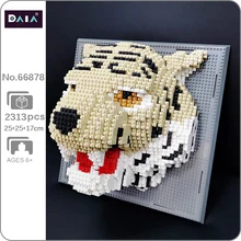 DAIA 66878 Tiger Building Blocks Monster Wild Animal Head Wall Painting Model DIY Mini Diamond Bricks Toy for Children Kid Gifts
DAIA 66878 Tiger Building Blocks Monster Wild Animal Head Wall Painting Model DIY Mini Diamond Bricks Toy for Children Kid Gifts
