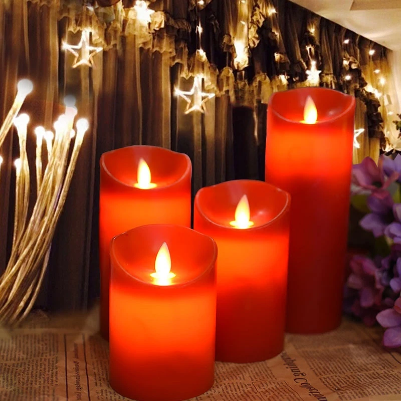 Red electronic candle romantic courtship confession birthday candle creative led light swing simulation light 
Red electronic candle romantic courtship confession birthday candle creative led light swing simulation light