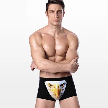 Underwear Men 3D Personality Wolf Head Modal Funny Middle Waist Boxer Boxer Men ropa interior hombre cueca masculina
Underwear Men 3D Personality Wolf Head Modal Funny Middle Waist Boxer Boxer Men ropa interior hombre cueca masculina