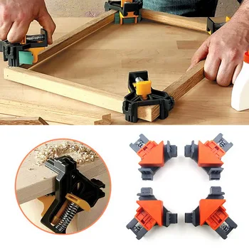 4PCS 90 Degree Right Angle Clamp Fixing Clips Picture Frame Corner Clamp Woodworking Hand Tool furniture repaire reinforcement
4PCS 90 Degree Right Angle Clamp Fixing Clips Picture Frame Corner Clamp Woodworking Hand Tool furniture repaire reinforcement