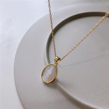 925 Sterling Silver Shell Maria Necklace Gold Original Western Style Madonna Pendant Necklace For Women Jewelry Gifts 
925 Sterling Silver Shell Maria Necklace Gold Original Western Style Madonna Pendant Necklace For Women Jewelry Gifts