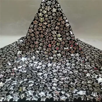 2020 Nigerian Lace Fabric Black/silver High Quality Sequins French Velvet Lace Fabric Embroidered Tulle African Lace Fabric
2020 Nigerian Lace Fabric Black/silver High Quality Sequins French Velvet Lace Fabric Embroidered Tulle African Lace Fabric
