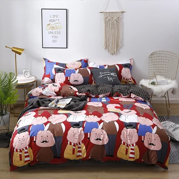cartoon pig bedding set Korea style kawaii bed linen duvet cover pillowcase bed sheet sets for adult kids queen king size
cartoon pig bedding set Korea style kawaii bed linen duvet cover pillowcase bed sheet sets for adult kids queen king size