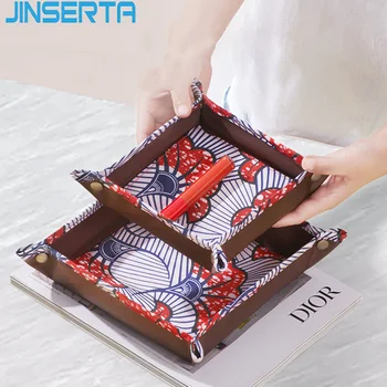 JINSERTA 3PCS Retro Colth Folding Tray Jewelry Cosmetic Display Plate Candy Snack Container Desktop Keys Coins Sundries Tray
JINSERTA 3PCS Retro Colth Folding Tray Jewelry Cosmetic Display Plate Candy Snack Container Desktop Keys Coins Sundries Tray