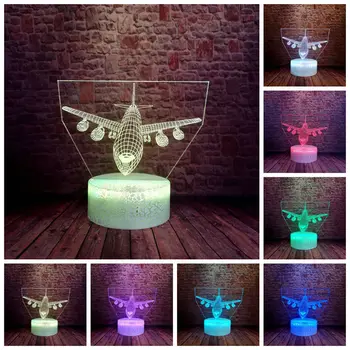 Warplane Model 3D Illusion LED Kids Nightlight Colourful Light AirPlane light-up Toy
Warplane Model 3D Illusion LED Kids Nightlight Colourful Light AirPlane light-up Toy