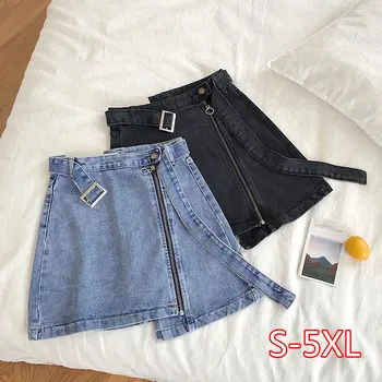 2020 sexy summer short skirts korean mini denim skirt women's short jean skirts plus size 5xl women clothing belt
2020 sexy summer short skirts korean mini denim skirt women's short jean skirts plus size 5xl women clothing belt