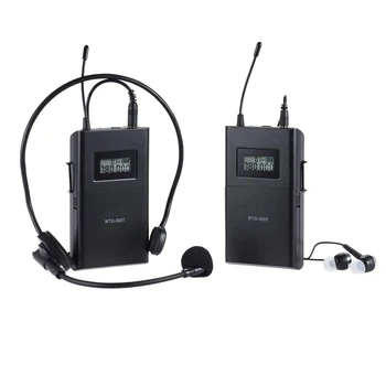 Professional WTG-500 UHF Wireless Acoustic Transmission System Transmitter Receiver with 6 Selectable Channels
Professional WTG-500 UHF Wireless Acoustic Transmission System Transmitter Receiver with 6 Selectable Channels