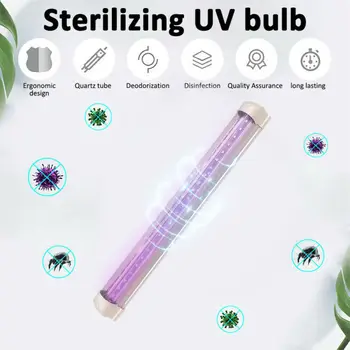 220V Portable UV-C Light UV 24-LED Lamp Home Handheld Kitchen Wardrobe Cleaning Sterilization Stick Disinfection Rod UV Bulb HOT
220V Portable UV-C Light UV 24-LED Lamp Home Handheld Kitchen Wardrobe Cleaning Sterilization Stick Disinfection Rod UV Bulb HOT