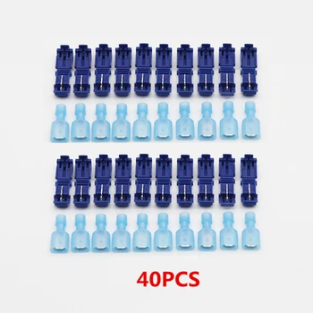 40Pcs Quick Electrical Cable Connectors Snap Splice Lock Wire Terminals Crimp Wire Connector Electric Connectors
40Pcs Quick Electrical Cable Connectors Snap Splice Lock Wire Terminals Crimp Wire Connector Electric Connectors