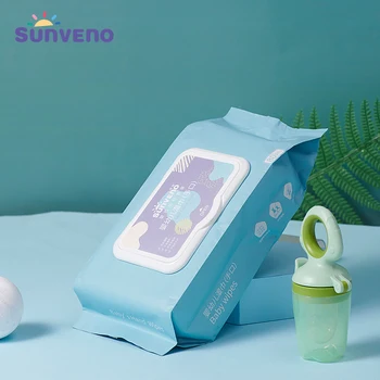 Sunveno Wet Wipes Mother Kids Baby Care Sensitive Baby Wet Wipes Flip-Top 80 Wipes/pack Safe for Sensitive Skin 
Sunveno Wet Wipes Mother Kids Baby Care Sensitive Baby Wet Wipes Flip-Top 80 Wipes/pack Safe for Sensitive Skin