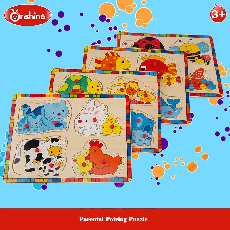 Onshine Kids Animals Parental Pairing Wooden Puzzle Toys Game Picture Jigsaw Puzzles Toys For Children Gifts juguetes educativos
Onshine Kids Animals Parental Pairing Wooden Puzzle Toys Game Picture Jigsaw Puzzles Toys For Children Gifts juguetes educativos