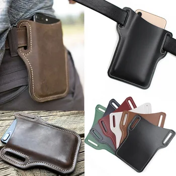 Fashion Protection Case Bag Durable Holsters For Phones Handmade Leather Waist Belt Loop Mobile Phone Holster 133x167MM
Fashion Protection Case Bag Durable Holsters For Phones Handmade Leather Waist Belt Loop Mobile Phone Holster 133x167MM