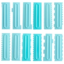 Cake-Scraper Textures Cake-Tool Pastry Dropship for 3PCS 3-Design High-Quality