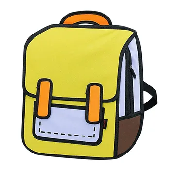 2019 New 3D Jump Style 2D Drawing Cartoon Canvas Bag Student Girls Backpack Messenger Tote Fashion Cute School Bags Bolsos 
2019 New 3D Jump Style 2D Drawing Cartoon Canvas Bag Student Girls Backpack Messenger Tote Fashion Cute School Bags Bolsos